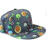 E.a@market Children Cartoon Plants Vs Zombies Baseball Cap (Grey)