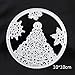 Cutting Dies Snowflake Background Layering die cuts for Card Making Tools Scrapbooking DIY Decoration(2PCS/Pack Christmas Background)
