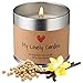 Soy Candle - Vanilla Candle - Scented Candle - Organic Natural Candle - Handmade Candle - Romantic Candle - Tin Candle Holder - Candles for Women, Men, Girls, Birthdays, Holidays, Romantic Occasions