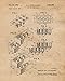 Original Lego Patent Art Poster Prints - Set of 4 (Four Photos) 8x10 Unframed - Great Wall Art Decor Gift for Home, Office, Garage, Man Cave, School, Student, Teacher, Builder, Craftsman, Movies Fan