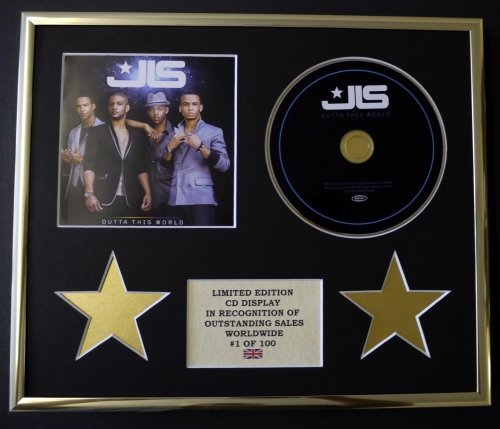 JLS/CD DISPLAY/LIMITED EDITION/COA/OUTTA THIS WORLD