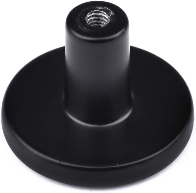 WEAVERBIRD 4PCS Matte Black Cabinet Knobs - Round Dresser Drawer Knobs & Kitchen Cabinet Handles - Image 4