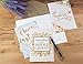 Best Nest Wellness Wedding Cards Variety Set - 36 5 x 7 In Cards - 6 Rustic Designs With Olive Green Envelopes - Engagement & Wedding Congratulations Collection