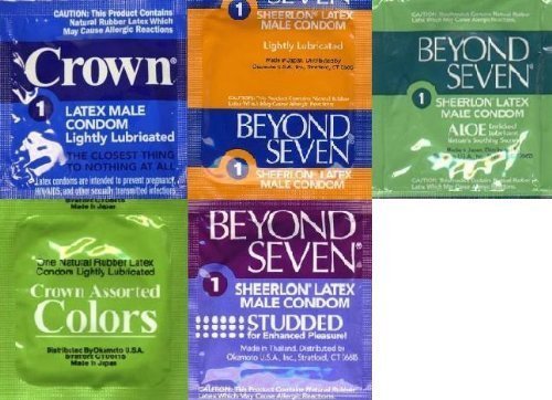 Okamoto Condom Variety Pack + Free Lubricant - 36 Pack