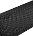 BirdRock Home Rubber Boot & Shoe Tray with Lattice Border | 30 x 16 Rectangle | Heavy Duty | Protects Floors from Water and Dirt | Waterproof for All Weather Indoor Outdoor Use | Pet Bowl Mat