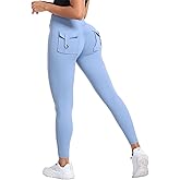 JOJOANS Cargo Leggings with Pockets for Women High Waisted Yoga Workout Pants