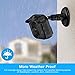 Blink XT XT2 Camera Wall Mount Bracket ,Weather Proof 360 Degree Protective Adjustable Indoor/Outdoor Mount and Cover for Blink XT XT2 Home Security Camera Anti-Sun Glare UV Protection Black(2 Pack)
