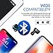 Wireless Earbuds Bluetooth Earbuds Bluetooth headsets IPX5 Waterproof Stereo Earphone with Charging Case Cordless Sport Headsets for All Bluetooth Devices (Black)