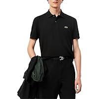 Lacoste Mens Classic Fit Heathered L.12.12 Polo, Dark Indigo