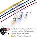 80pcs Solder Seal Wire Connectors, Sopoby Heat Shrink Butt Terminals, Insulated Waterproof Automotive Marine Electrical Connector Set (30Red 30Blue 15White 5Yellow)