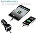 iPhone Car Charger, [Apple MFI Certified] Lighting Car Charger for iPhone X, 8, 8 Plus, 7, 7Plus 6S / 6S Plus, 6, 6 Plus, SE, 5, 5S, iPad Pro, Air 2, Mini 3,with Extra USB Port (Black)