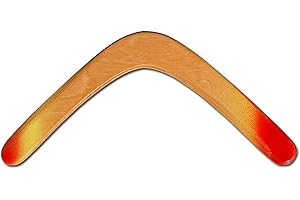 COLORADO BOOMERANGS Left Handed Glacier Wooden Boomerang - for Kids 8-18!