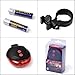 Wealers Cycling Bicycle Bike Rear Tail Safety Warning 5 Led+ 2 Laser Flashing Light (battery's Included)