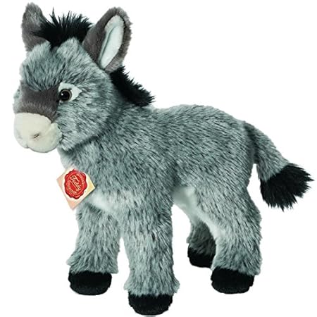 Hermann Teddy Collection 902423 - Plüsch-Esel stehend, 30 cm