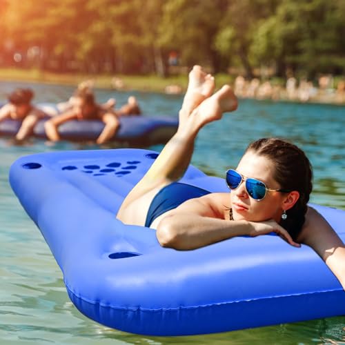Faburo Beer Pong Air Mattress, Beer Pong Table, 155 x 75 x 13 cm, Inflatable Beer Pong Air Mattress, Party Game Drinking Game, Without Cup