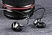 Magenta Running Headphones Over Ear in Ear Noise Isolating Sweatproof Sport Earbuds Earphones with Remote and Mic Earhook Wired Stereo Workout Ear Buds for Jogging Gym Black