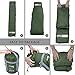 Honest Outfitters Sleeping Bag with Compression Sack, Envelope Portable and Lightweight for 3-4 Season Camping, Hiking, Traveling, Backpacking and Outdoor Activities (Bottle Green)