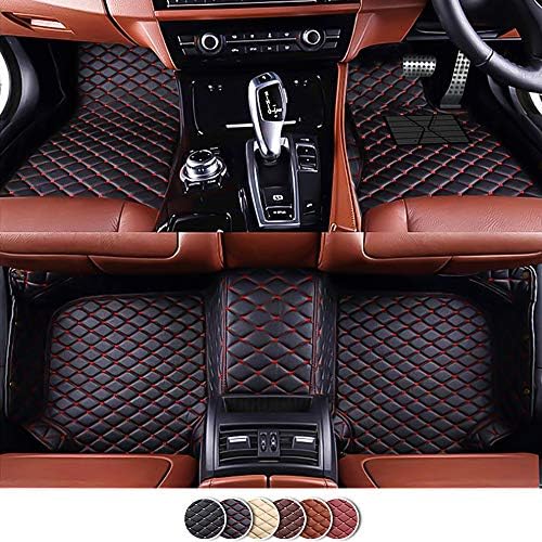 Veeleo Car Floor Mats for Infinitī FX Series FX35 FX37 FX50 Floor-Standing Accelerator 2009-2013 Waterproof All Weather Full Coverag Carpets