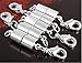 Since 10PCS Magic Magnetic Clever Clasp Built-in Safety Magnetic Lock with Lobster Clasp for Jewelry Necklace Bracelet (Silver Color) SIC02