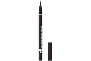 e.l.f. Holy Strokes Micro-Fine Brow Pen, Liquid Waterproof Eyebrow Makeup For Detailing & Adding Dimension, Vegan & Cruelty-F