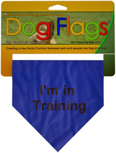 In Training Dog Flag