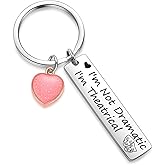 ZNOSVEI Drama Mask Keychain - Teacher Thank You Gift, Graduation and Student Keychain