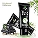 Black Mask Blackhead Remover Mask, Whitehead Acne Removal Peel Off Facial Mask Purifying Bamboo Charcoal Deep Cleaning for Face Nose, 50g