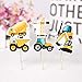 Construction Birthday Party Supplies (Serves 16) , Dump Truck Party Decorations for Kids，Include Construction Party Plates, Tablecloth, Cups, Napkins, Construction Balloons for Boys