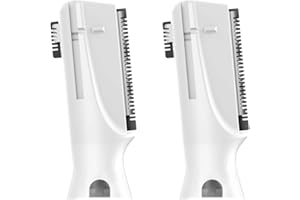 Funstant 2-Pack Replacement Blade Eyebrow Trimmer Facial Electric Hair Razor