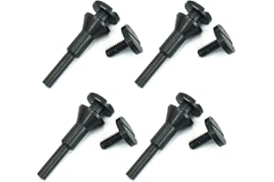 scottchen PRO Mounting Mandrel 3/8" & 1/4" Arbor Hole (4pack) for Type 1 Cut-Off Wheel 1/4" Shaft for Die Grinder Rotary Tool