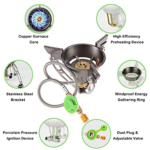 BRS Camping Backpacking Stove Propane Butane Camp Kitchen Portable Gas