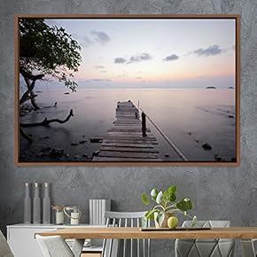 signwin Framed Canvas Wall Art Coastal Freedom Aerial...