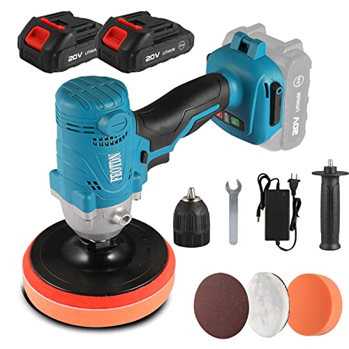 Cordless Car Buffer Polisher Kit 