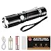 Zglon Ultra Bright Tactical Flashlight, Portable High Power Torch Flashlights 1000 lumens 7 Light Modes, Water Resistant Led Tac Light Rechargeable(18650) Battery Included for Camping Security, Emerge