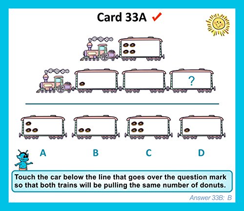 Gifted Testing Flash Cards - Math Concepts for Pre-K - Kindergarten - Educational Toy Practice for CogAT test, OLSAT test, ITBS, NYC Gifted and Talented, WISC, WPPSI