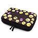 Black Emoji Large Capacity Girls Boys Cute Colored Pen Organizer Cosmetic Bag School Pencil Case Box with Compartments
