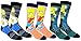 The Simpsons Casual Crew Socks 3 Pair Pack Multi Color (One Size, Homer/Bart/Burns)