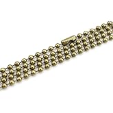 CleverDelights 2.4mm Ball Chain Necklaces - 24 Inch Length - Craft Jewelry Iron Chains - Bulk Pack