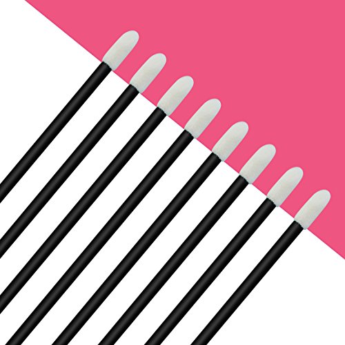 Miayon 100 pcs Disposable Lipbrush Lip Gloss Brush Wands Lipstick Gloss Applicators Makeup Tool - Thumbnail 5