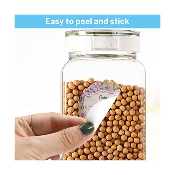 300 pc. Cute Floral Canning Labels