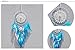 CHICIEVE 2PCS Star Moon Dream Catchers, Bohemian Dream Catcher，Handmade Crochet Moon Star Dreamcatcher Macrame Wall Hanging Art Decor for Teenage Girl Kids Room Decoration Wedding Ornament Craft