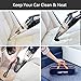HOTOR Car Vacuum Cleaner with High Power, Portable & Handheld Vacuum Cleaner Corded with Mutiple Accessories for All-Round Cleaning