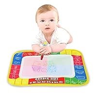 Anyren Magic Doodle Mat, Water Drawing Mat Kids Painting Writing Board Magic Pen Doodle Board Toy Gift for Girls Boys Toddlers Educational Toys