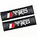 Altergo Seat Belt Covers for TRD Cars Embroidered Badge Adults and Children Shoulder Pad Opening Fiber 2 Pack