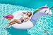 CAPTAIN FLOATY Giant Inflatable Unicorn Pool Float, Pool Toy, Huge 8-Foot Floatie (Giant Raft)