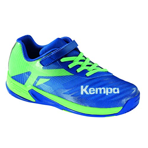 Kempa WING 2.0 Kids Indoor Sportshoe Handball 200856001 Blue / Green, shoe size:EUR 31