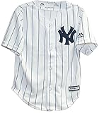 Majestic Toddler New York Yankees White/Navy Blue Baseball Jersey