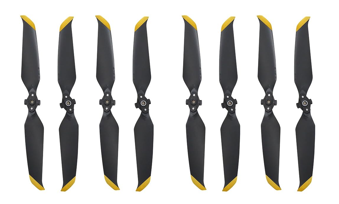 Propellers for DJI Mavic AIR 2/2S Drone Tip Low-noise Quick Release 7238F (4 Pairs (8x Gold Tips)) — image 1