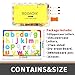Alphabet Magnets, Magnetic Letters for Kids(Multicolor, 208pcs), ABC Word, Big, Foam Toys, Lowercase, Teacher Set