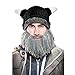 Clearance！ Creative Men's Beard Wig Hats Handmade Knit Cap Hat